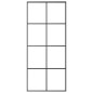 vidaXL Puerta corredera con set herrajes vidrio ESG aluminio 90x205 cm vidaXL Puerta corredera con set herrajes vidrio ESG aluminio 90x205 cm