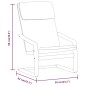 vidaXL Sillón de relax con taburete de tela gris taupé vidaXL Sillón de relax con taburete de tela gris taupé