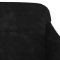 vidaXL Banco de terciopelo negro 110x76x80 cm vidaXL Banco de terciopelo negro 110x76x80 cm