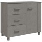 vidaXL Aparador HAMAR madera maciza de pino gris claro 90x40x80 cm vidaXL Aparador HAMAR madera maciza de pino gris claro 90x40x80 cm