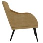 vidaXL Sillón de terciopelo marrón 63x76x80 cm vidaXL Sillón de terciopelo marrón 63x76x80 cm