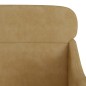 vidaXL Sillón de terciopelo marrón 63x76x80 cm vidaXL Sillón de terciopelo marrón 63x76x80 cm