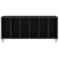 vidaXL Mueble para discos madera contrachapada negro 100x38x48 cm vidaXL Mueble para discos madera contrachapada negro 100x38x48 cm