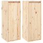 vidaXL Armario de pared 2 uds madera maciza de pino 30x30x80 cm vidaXL Armario de pared 2 uds madera maciza de pino 30x30x80 cm
