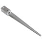 vidaXL Picas de tierra 6 uds acero galvanizado plateado 7x7x75 cm vidaXL Picas de tierra 6 uds acero galvanizado plateado 7x7x75 cm