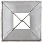 vidaXL Picas de tierra 6 uds acero galvanizado plateado 7x7x75 cm vidaXL Picas de tierra 6 uds acero galvanizado plateado 7x7x75 cm