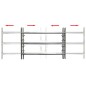 vidaXL Reja de seguridad ajustable ventana con 3 barras 700-1050 mm vidaXL Reja de seguridad ajustable ventana con 3 barras 700-1050 mm