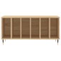 vidaXL Mueble discos madera contrachapada roble Sonoma 100x38x48 cm vidaXL Mueble discos madera contrachapada roble Sonoma 100x38x48 cm