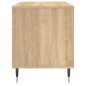 vidaXL Mueble discos madera contrachapada roble Sonoma 100x38x48 cm vidaXL Mueble discos madera contrachapada roble Sonoma 100x38x48 cm