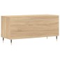 vidaXL Mueble discos madera contrachapada roble Sonoma 100x38x48 cm vidaXL Mueble discos madera contrachapada roble Sonoma 100x38x48 cm