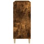 vidaXL Mueble discos madera contrachapada roble ahumado 84,5x38x89 cm vidaXL Mueble discos madera contrachapada roble ahumado 84,5x38x89 cm