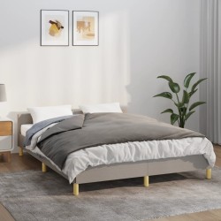 vidaXL Manta con peso con funda tela gris 120x180 cm 9 kg
