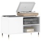 vidaXL Mueble para discos madera de ingeniería blanco 85x38x48 cm vidaXL Mueble para discos madera de ingeniería blanco 85x38x48 cm