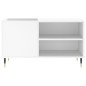 vidaXL Mueble para discos madera de ingeniería blanco 85x38x48 cm vidaXL Mueble para discos madera de ingeniería blanco 85x38x48 cm