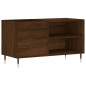 vidaXL Mueble de discos madera de ingeniería marrón roble 85x38x48 cm vidaXL Mueble de discos madera de ingeniería marrón roble 85x38x48 cm
