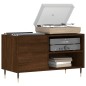 vidaXL Mueble de discos madera de ingeniería marrón roble 85x38x48 cm vidaXL Mueble de discos madera de ingeniería marrón roble 85x38x48 cm