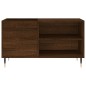 vidaXL Mueble de discos madera de ingeniería marrón roble 85x38x48 cm vidaXL Mueble de discos madera de ingeniería marrón roble 85x38x48 cm