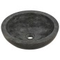 vidaXL Tocador de baño madera maciza de teca con lavabos mármol negro vidaXL Tocador de baño madera maciza de teca con lavabos mármol negro