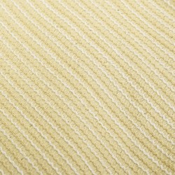 vidaXL Toldo de vela triangular HDPE 5x5x5 m m beige