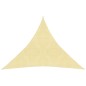 vidaXL Toldo de vela triangular HDPE 5x5x5 m m beige vidaXL Toldo de vela triangular HDPE 5x5x5 m m beige