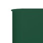 vidaXL Paravientos de playa de 6 paneles tela verde 800x160 cm vidaXL Paravientos de playa de 6 paneles tela verde 800x160 cm