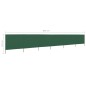 vidaXL Paravientos de playa de 6 paneles tela verde 800x160 cm vidaXL Paravientos de playa de 6 paneles tela verde 800x160 cm