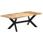 vidaXL Mesa de comedor de madera maciza de mango 200x100x75 cm vidaXL Mesa de comedor de madera maciza de mango 200x100x75 cm