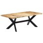 vidaXL Mesa de comedor de madera maciza de mango 200x100x75 cm vidaXL Mesa de comedor de madera maciza de mango 200x100x75 cm