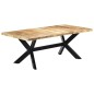 vidaXL Mesa de comedor de madera maciza de mango 200x100x75 cm vidaXL Mesa de comedor de madera maciza de mango 200x100x75 cm