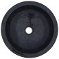 vidaXL Tocador de baño madera maciza de teca con lavabos mármol negro vidaXL Tocador de baño madera maciza de teca con lavabos mármol negro