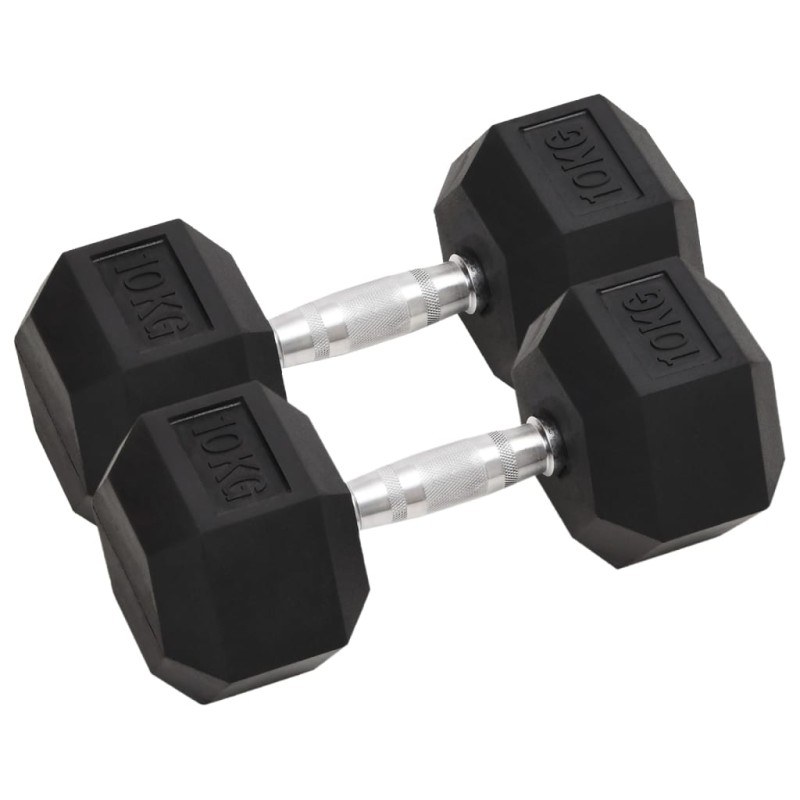 vidaXL Mancuernas 2 unidades hierro fundido 20 kg vidaXL Mancuernas 2 unidades hierro fundido 20 kg