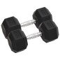 vidaXL Mancuernas 2 unidades hierro fundido 30 kg vidaXL Mancuernas 2 unidades hierro fundido 30 kg