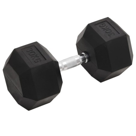 vidaXL Mancuerna hierro fundido 30 kg