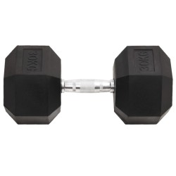 vidaXL Mancuerna hierro fundido 30 kg