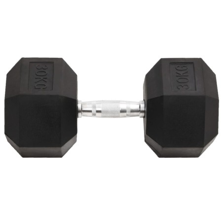 vidaXL Mancuerna hierro fundido 30 kg
