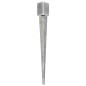 vidaXL Picas de tierra 2 uds acero galvanizado plateado 9x9x90 cm vidaXL Picas de tierra 2 uds acero galvanizado plateado 9x9x90 cm