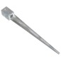 vidaXL Picas de tierra 2 uds acero galvanizado plateado 9x9x90 cm vidaXL Picas de tierra 2 uds acero galvanizado plateado 9x9x90 cm