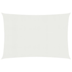 vidaXL Toldo de vela blanco HDPE 160 g/m² 2,5x5 m