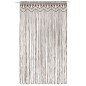 vidaXL Cortina de macramé algodón gris taupé 140x240 cm vidaXL Cortina de macramé algodón gris taupé 140x240 cm