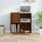 vidaXL Mueble discos madera contrachapada roble marrón 84,5x38x89 cm vidaXL Mueble discos madera contrachapada roble marrón 84,5x38x89 cm