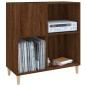 vidaXL Mueble discos madera contrachapada roble marrón 84,5x38x89 cm vidaXL Mueble discos madera contrachapada roble marrón 84,5x38x89 cm