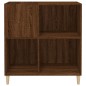 vidaXL Mueble discos madera contrachapada roble marrón 84,5x38x89 cm vidaXL Mueble discos madera contrachapada roble marrón 84,5x38x89 cm