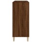 vidaXL Mueble discos madera contrachapada roble marrón 84,5x38x89 cm vidaXL Mueble discos madera contrachapada roble marrón 84,5x38x89 cm