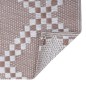 vidaXL Alfombra de exterior PP marrón 120x180 cm vidaXL Alfombra de exterior PP marrón 120x180 cm