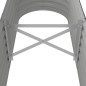 vidaXL Jardinera de acero con recubrimiento en polvo gris 152x40x36cm vidaXL Jardinera de acero con recubrimiento en polvo gris 152x40x36cm