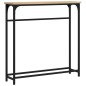 vidaXL Mesa consola madera de ingeniería roble Sonoma 75x19,5x75 cm