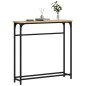 vidaXL Mesa consola madera de ingeniería roble Sonoma 75x19,5x75 cm
