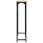 vidaXL Mesa consola madera de ingeniería roble Sonoma 75x19,5x75 cm