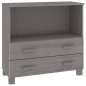 vidaXL Aparador HAMAR madera maciza de pino gris claro 85x35x80 cm vidaXL Aparador HAMAR madera maciza de pino gris claro 85x35x80 cm