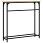 vidaXL Mesa consola madera de ingeniería roble Sonoma 75x19,5x75 cm